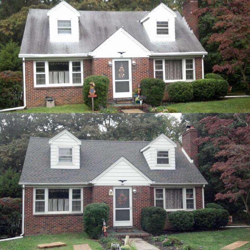 Before and After GAF Williamsburg Slate